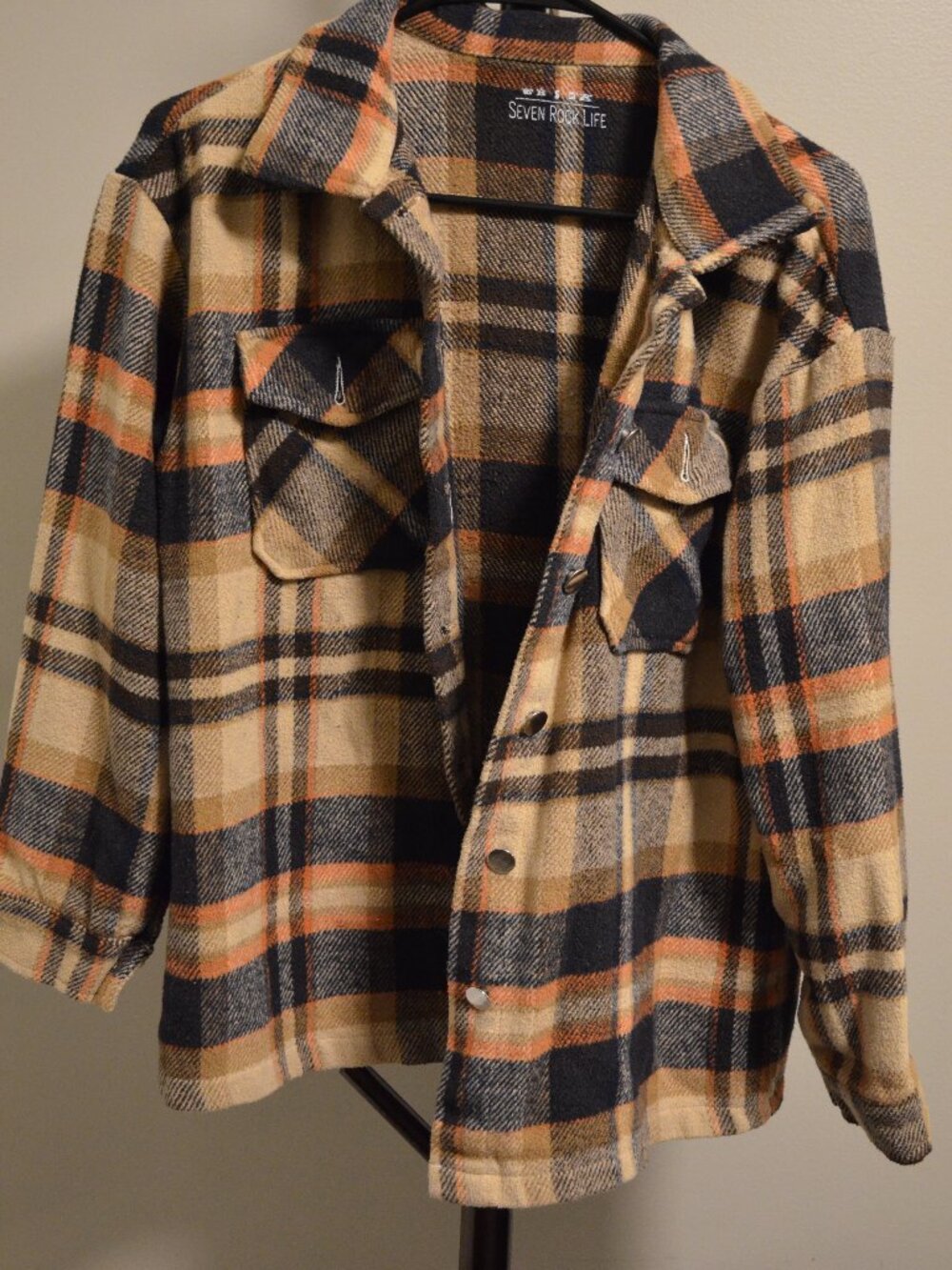 Women's flannel jacket